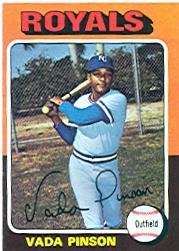 1975 Topps Baseball Cards      295     Vada Pinson